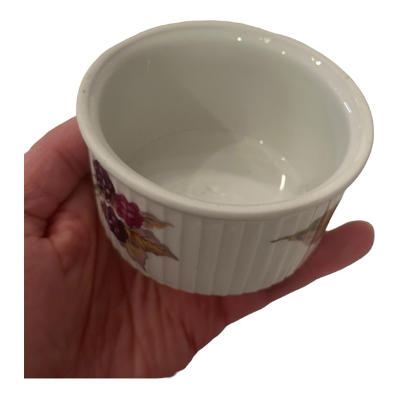 Set of 3 Vintage Royal Worcester Evesham Ramekins Gold Rim England - Picture 4 of 9